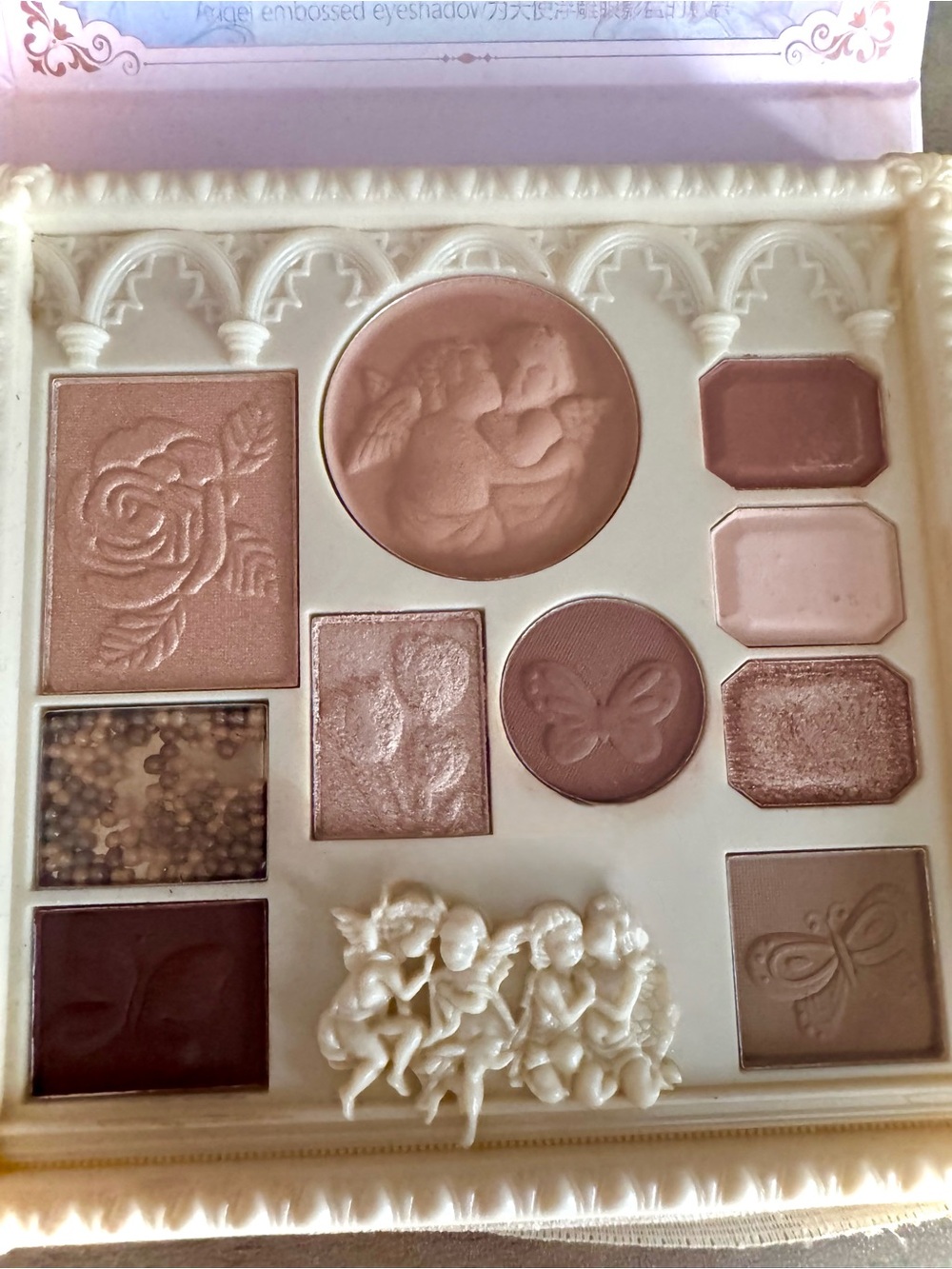 Angelic Rose & Mauve Eyeshadow Palette - Soft Pink-Neutral Shades